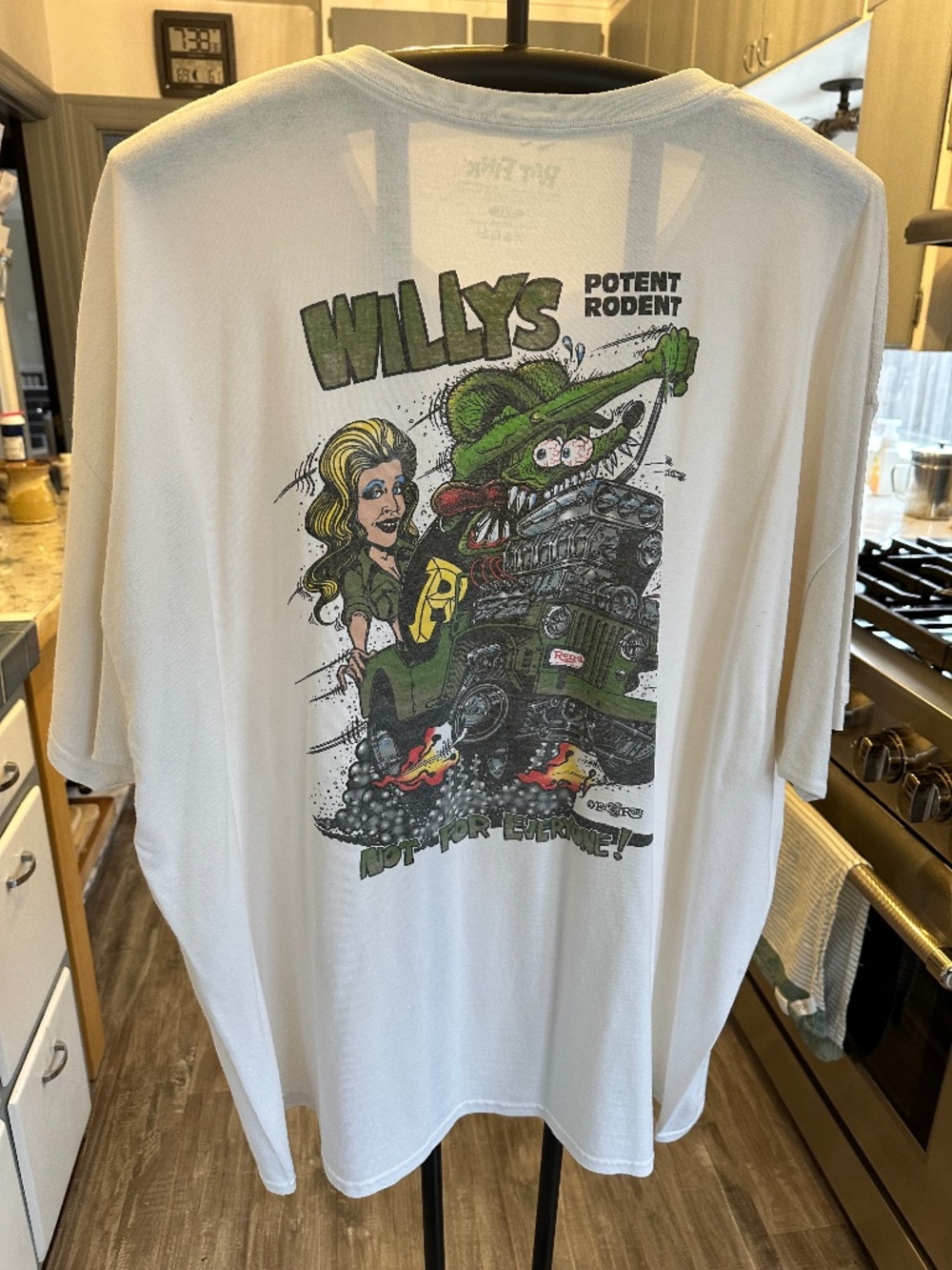Rat Fink Mens White 3XL T-Shirt